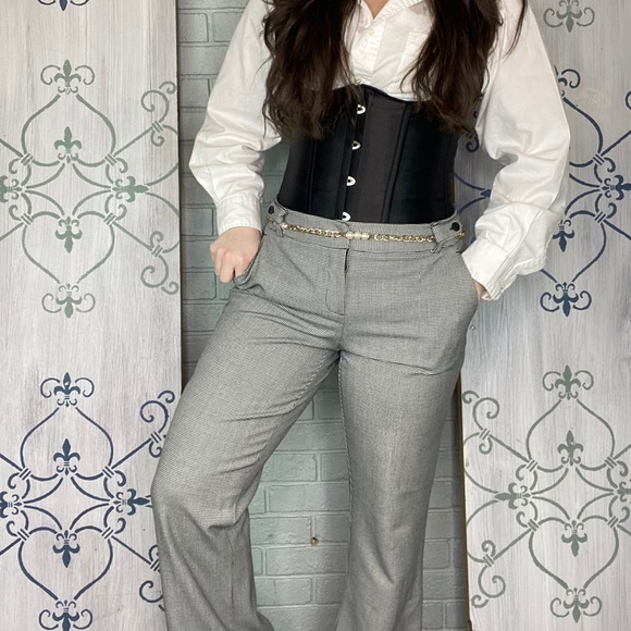 Retro Houndstooth “Sloane” Pants by Liz Claiborne Size 10 - Picture 1 of 11